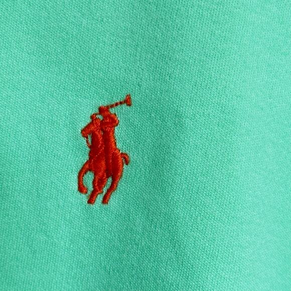 Key Lime Green Y2K Polo Ralph Lauren Kanye Size XL XXL 90s Big Tall 100% cotton - Picture 7 of 14